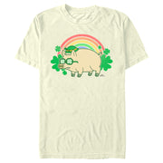 Men's The Simpsons St. Patrick's Day Rainbow Plopper  Adult T-Shirt