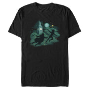 Men's Peter Pan & Wendy Flight Silhouettes  Adult T-Shirt