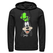 Men's Mickey & Friends Goofy Portrait  Adult Pull Over Hoodie