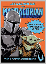 Men's Star Wars: The Mandalorian The Legend Continues  Adult T-Shirt