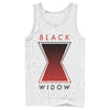 Men's Marvel Black Widow Gradient Logo  Adult Tank Top