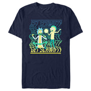 Men's Rick And Morty Get Schwifty Dance  Adult T-Shirt