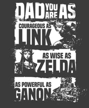 Men's Nintendo Father's Day Legend of Zelda Classic Qualities  Adult Pull Over Hoodie