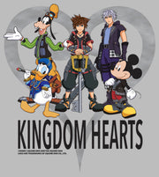 Men's Kingdom Hearts 3 Box Art  Adult Pull Over Hoodie