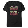 Men's Star Wars: The Mandalorian Grogu Cute Faces  Adult T-Shirt