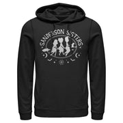 Men's Disney Hocus Pocus Sanderson Sisters Witch Broom  Adult Pull Over Hoodie