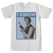 Men's Star Wars Han Solo Quote I Know  Adult T-Shirt