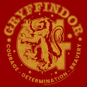 Men's Harry Potter Gryffindor Courage, Determination, and Bravery  Adult T-Shirt