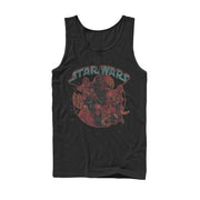 Men's Star Wars: The Rise of Skywalker Dark Side Stars  Adult Tank Top