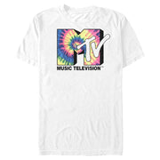 Men's MTV Tie Dye Blast Logo  Adult T-Shirt