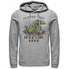 Men's Jurassic Park Clever Girl Tattoo  Adult Pull Over Hoodie