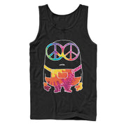 Men's Despicable Me Minion Tie-Dye  Adult Tank Top