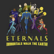 Men's Marvel Eternals Immortals Walk the Earth  Adult T-Shirt