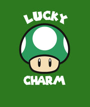 Men's Nintendo Super Mario St. Patrick's Day Extra Life Mushroom Lucky Charm  Adult Sweatshirt