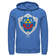 Men's Nintendo Legend of Zelda Link's Awakening Hylian Shield  Adult Pull Over Hoodie