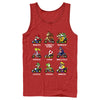 Men's Nintendo Mario Kart Cast  Adult Tank Top