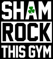 Men's Lost Gods St. Patrick's Day Sham Rock this Gym  Adult T-Shirt