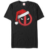 Men's Marvel Christmas Deadpool Santa Hat  Adult T-Shirt