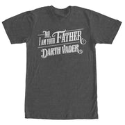 Men's Star Wars No I am Your Father  Adult T-Shirt