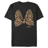 Men's Mickey & Friends Mickey & Minnie Mouse Cheetah Print Bow Signature  Adult T-Shirt