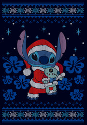 Men's Lilo & Stitch Christmas with Scrump  Adult T-Shirt