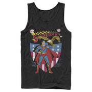 Men's Superman American Hero  Adult Tank Top