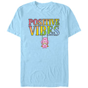 Men's Care Bears Positive Vibes Cheer  Adult T-Shirt