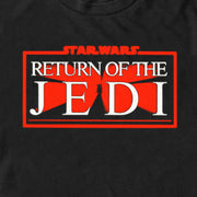 Men's Star Wars: Return of the Jedi Return of the Jedi Red and White Logo  Adult T-Shirt