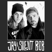 Men's Jay and Silent Bob Black and White Photo  Adult T-Shirt