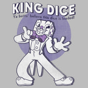 Men's Cuphead King Dice Ya Betta� Believe This Dice Is Loaded!  Adult T-Shirt