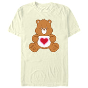 Men's Care Bears Tenderheart Bear Sitting  Adult T-Shirt