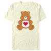 Men's Care Bears Tenderheart Bear Sitting  Adult T-Shirt