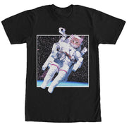 Men's Lost Gods Cat Astronaut in Space  Adult T-Shirt