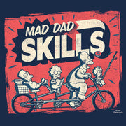 Men's The Simpsons Father's Day Mad Dad Skills  Adult T-Shirt