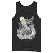 Men's Batman Signal in the Sky  Adult Tank Top