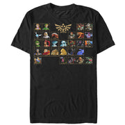 Men's Nintendo Legend of Zelda Ocarina Periodic Table  Adult T-Shirt