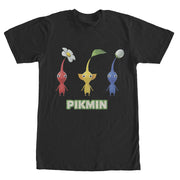 Men's Nintendo Three Pikmins in a Row  Adult T-Shirt