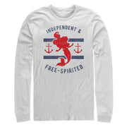 Men's The Little Mermaid Nautical Spirit  Adult Long Sleeve Shirt