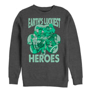 Men's Marvel St. Patrick's Day Earth's Luckiest Heroes  Adult Sweatshirt