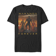 Men's Marvel Black Panther 2018 Wakanda Forever  Adult T-Shirt