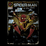 Men's Marvel Spider-Man: No Way Home Comic Book Cover  Adult T-Shirt