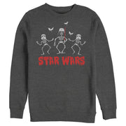 Men's Star Wars Halloween Vader Skeletons  Adult Sweatshirt