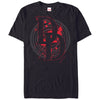 Men's Marvel Daredevil Logo Circle  Adult T-Shirt