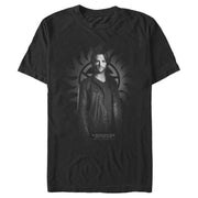 Men's Supernatural Sam Gray Grayscale Hunter  Adult T-Shirt