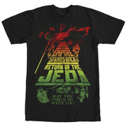 Men's Star Wars Title Collage  Adult T-Shirt