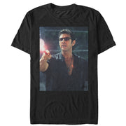 Men's Jurassic Park Dr. Malcolm Flare Distraction  Adult T-Shirt