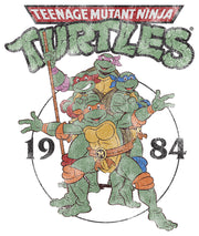 Men's Teenage Mutant Ninja Turtles 1984 Heroes  Adult Baseball Tee