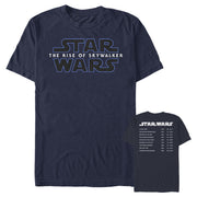 Men's Star Wars: The Rise of Skywalker Movie Premieres  Adult T-Shirt