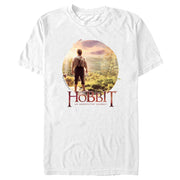 Men's The Hobbit: An Unexpected Journey Bilbo Scenery Logo  Adult T-Shirt