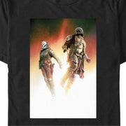 Men's Star Wars: The Mandalorian Take Flight Poster  Adult T-Shirt